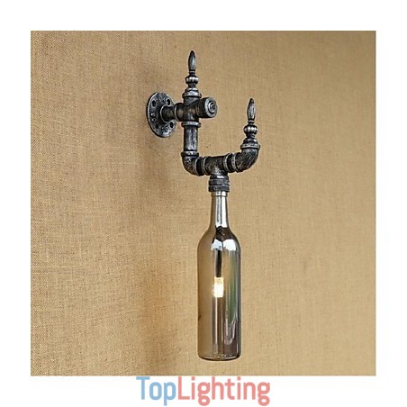 Retro Nostalgia With Switch Cafe Bar Restaurant Aisle Water Pipe Bottle Wall Lamp Retro Nostalgia With Switch Cafe Bar Restaurant Aisle Water Pipe Bottle Wall Lamp