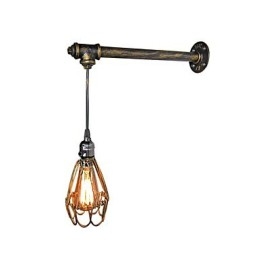 Loft vintage Wall Lights With switch Industrial Edison Fashion Simplicity Wall Sconce Metal Base Cap