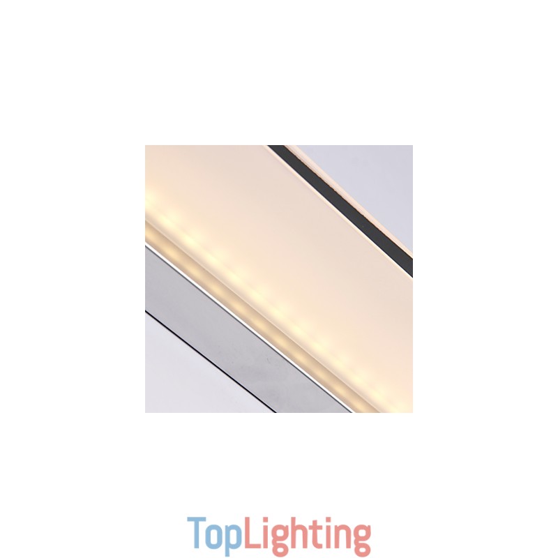 Integrated Modern Contemporary Electroplated Feature for Ambient Light Bathroom Lighting Wall Light