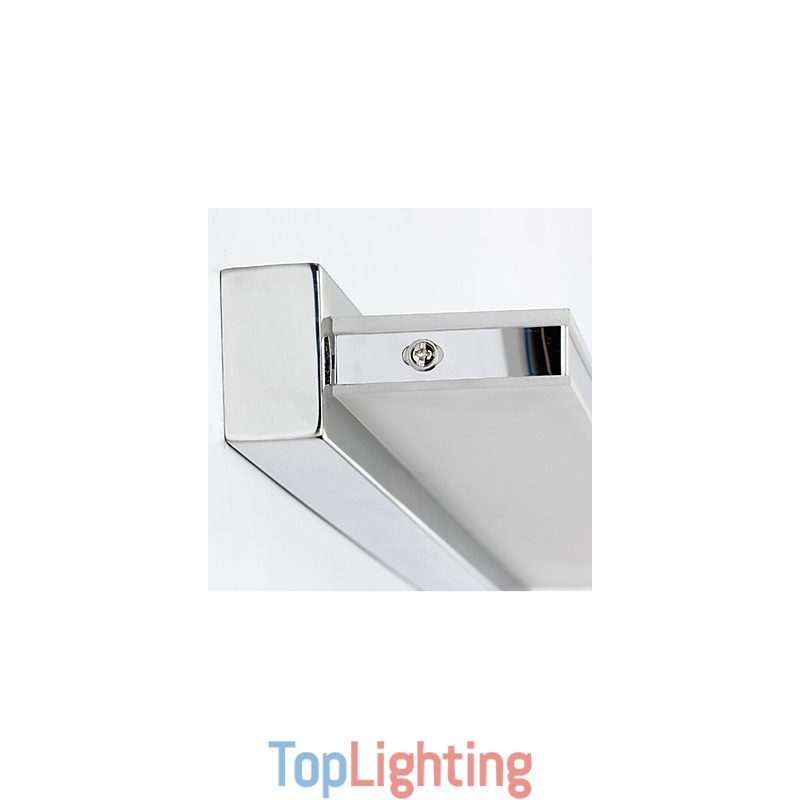 Integrated Modern Contemporary Electroplated Feature for Ambient Light Bathroom Lighting Wall Light