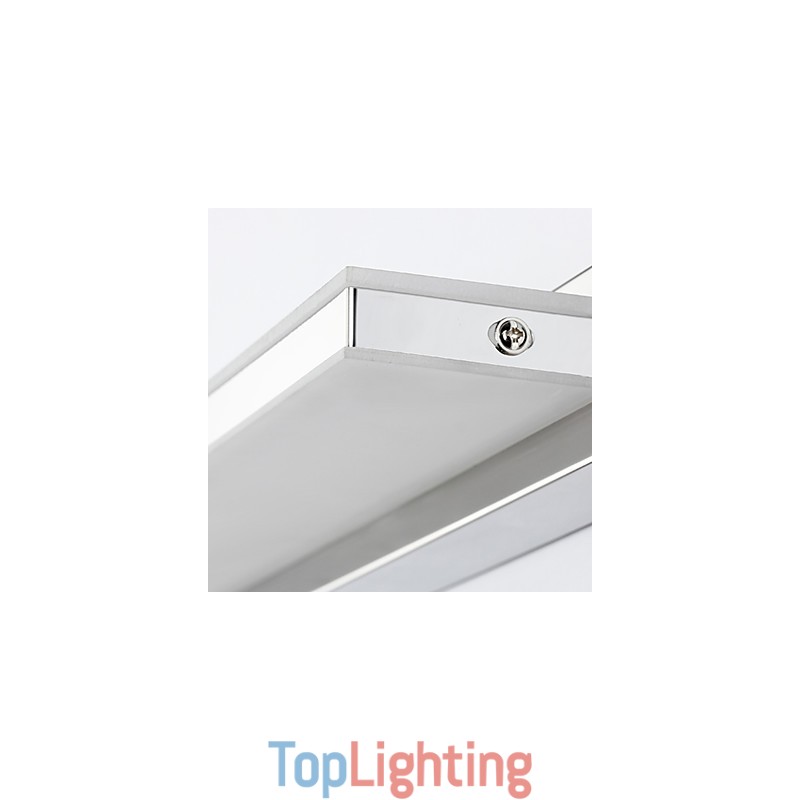 Integrated Modern Contemporary Electroplated Feature for Ambient Light Bathroom Lighting Wall Light