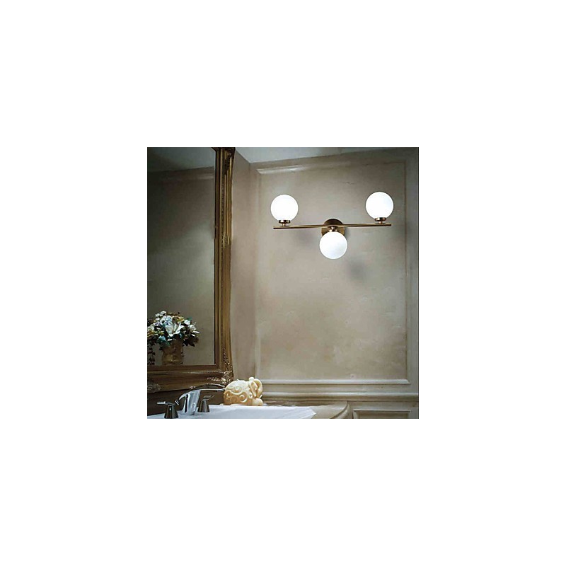 Glass Wall Lamp Modern Contemporary Bronze Feature for Mini Style Uplight Wall Sconces Wall Light