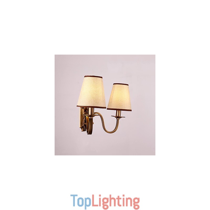 Traditional Classic Electroplated Feature for Eye Protection Downlight Wall Sconces Wall Light