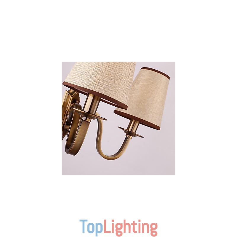 Traditional Classic Electroplated Feature for Eye Protection Downlight Wall Sconces Wall Light