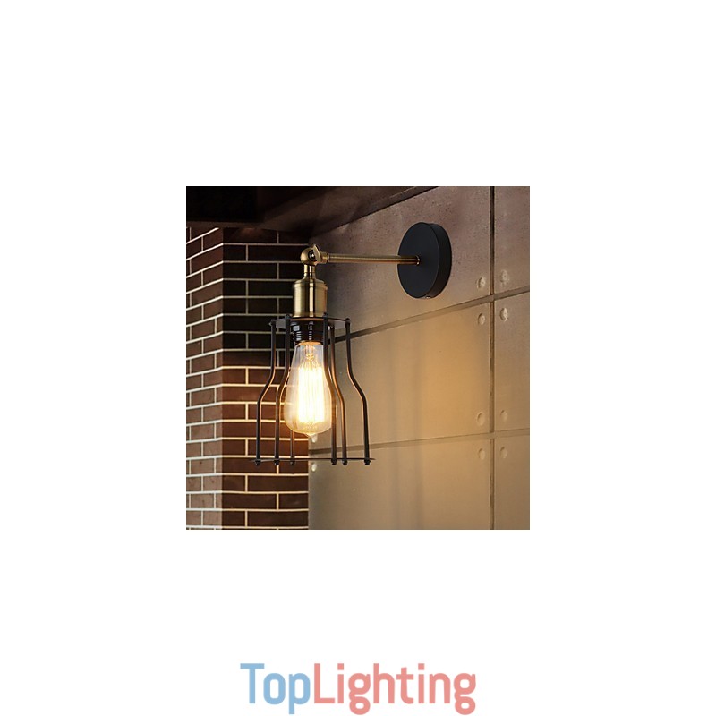 Loft vintage Wall Lights Industrial Edison Fashion Simplicity Wall Sconces Metal Base Cap