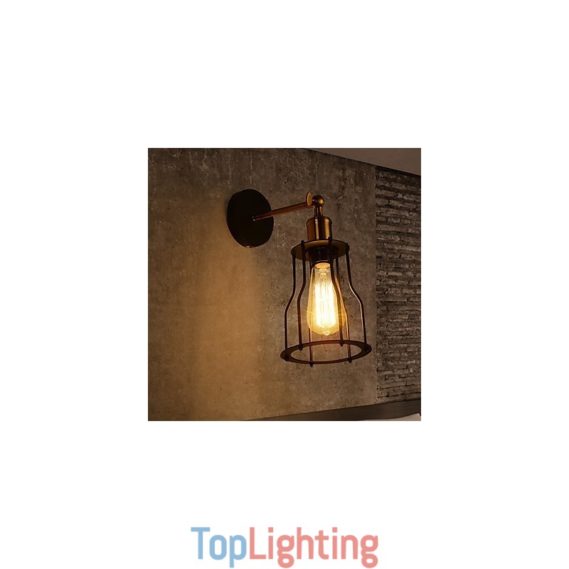 Loft vintage Wall Lights Industrial Edison Fashion Simplicity Wall Sconces Metal Base Cap