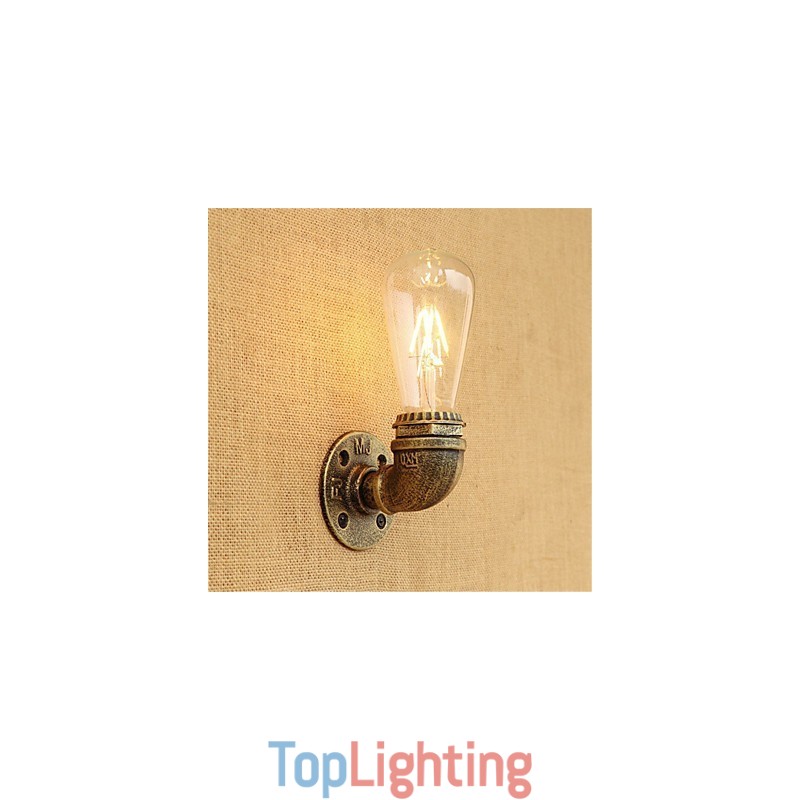 Country Retro Painting Feature for Mini Style Ambient Light Wall Lights Wall Light