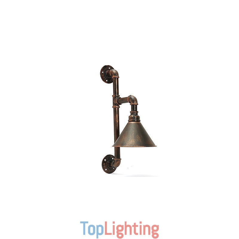 Water Pipe Wall Lights Retro Industrial Style Creative Country Metal Restaurant Cafe Bars Bar Table Wall Sconces