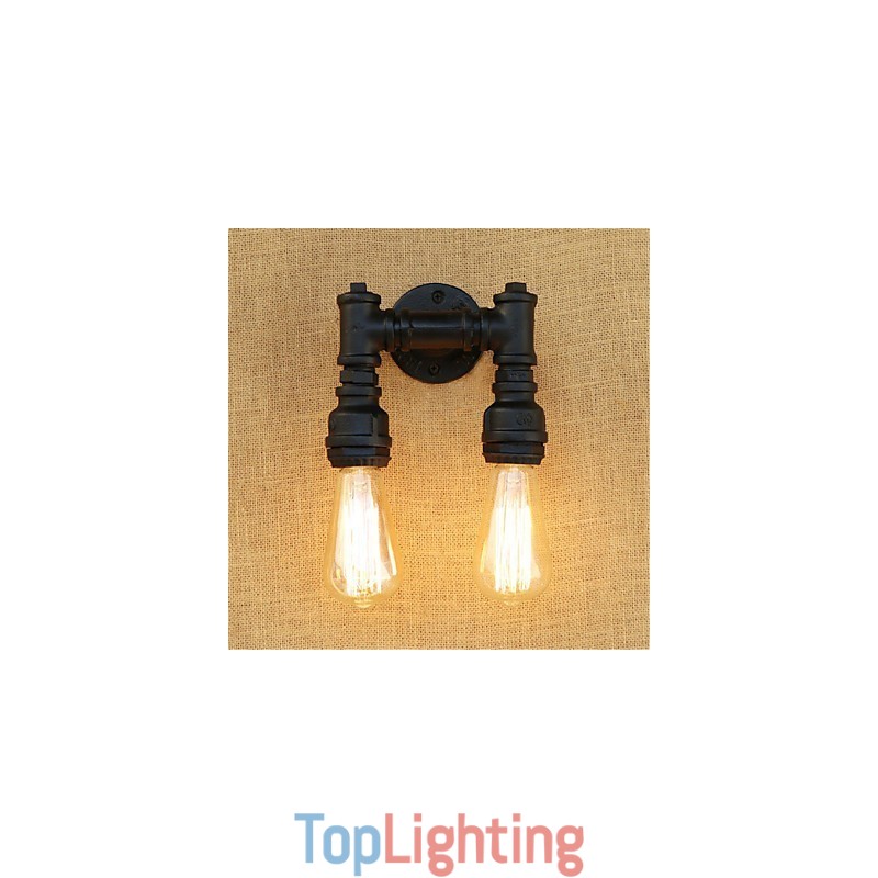 Rustic Lodge Country Retro Painting Feature for Mini Style Ambient Light Wall Sconces
