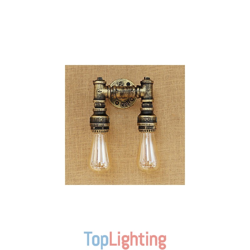 Rustic Lodge Country Retro Painting Feature for Mini Style Ambient Light Wall Sconces