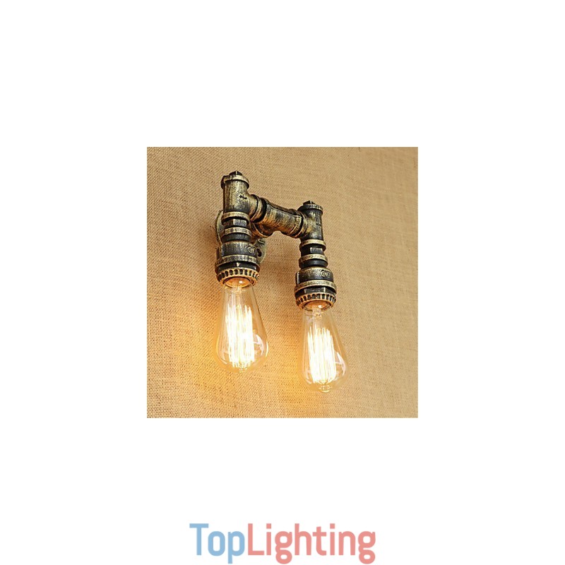Rustic Lodge Country Retro Painting Feature for Mini Style Ambient Light Wall Sconces
