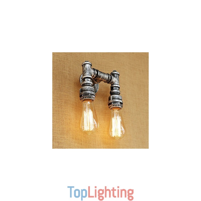 Rustic Lodge Country Retro Painting Feature for Mini Style Ambient Light Wall Sconces