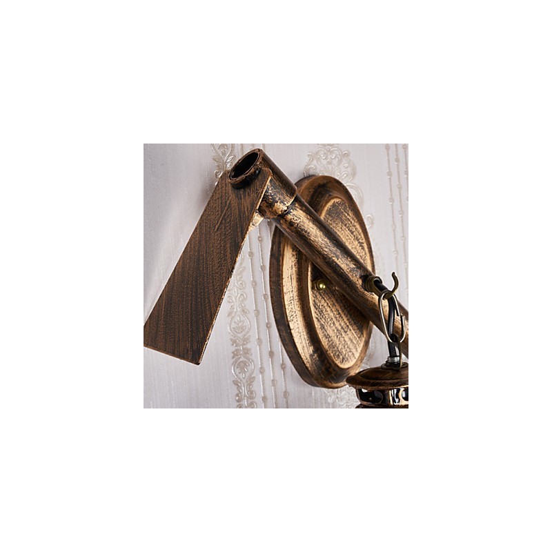 Rustic Lodge Painting Feature for Mini Style Uplight Wall Sconces Wall Light C