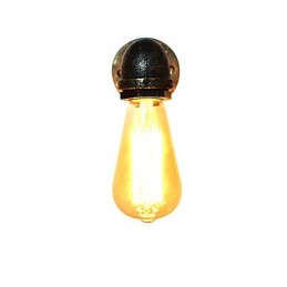 Rustic Lodge Traditional Classic Antique Brass Feature for Ambient Light Wall Sconces Wall Light