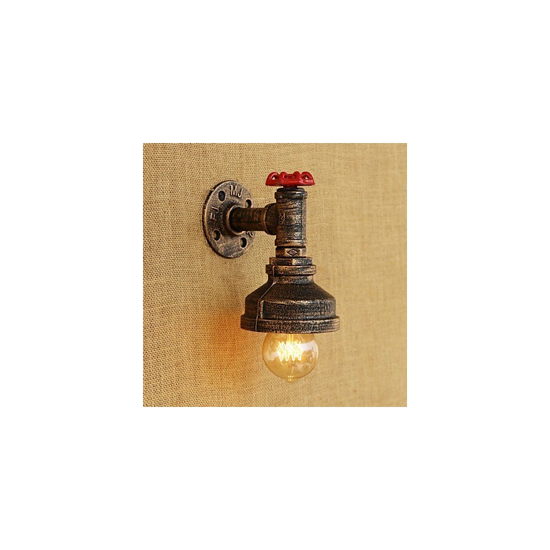 Country Retro Painting Feature for Ambient Light Wall Sconces Wall Light