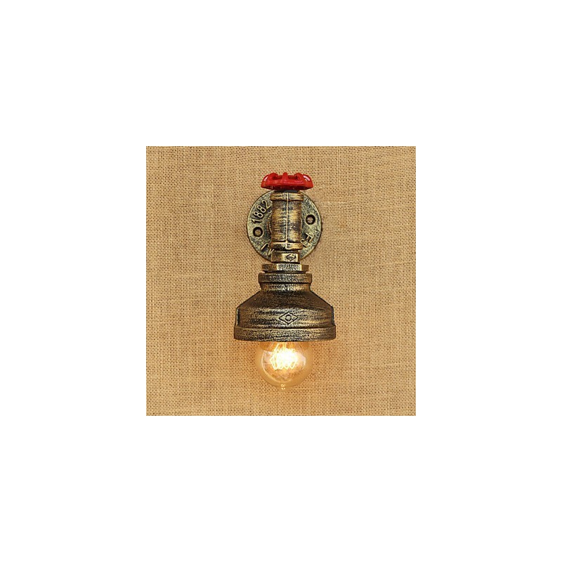 Country Retro Painting Feature for Ambient Light Wall Sconces Wall Light