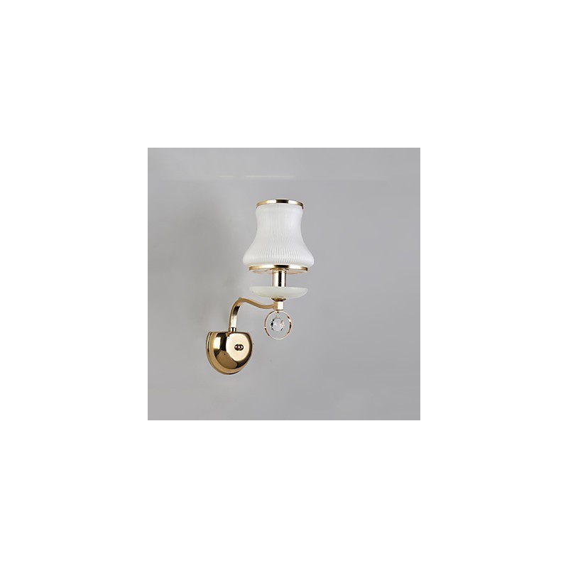 Modern Contemporary Electroplated Feature for Crystal Ambient Light Wall Sconces Wall Light