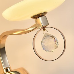 Modern Contemporary Electroplated Feature for Crystal Ambient Light Wall Sconces Wall Light