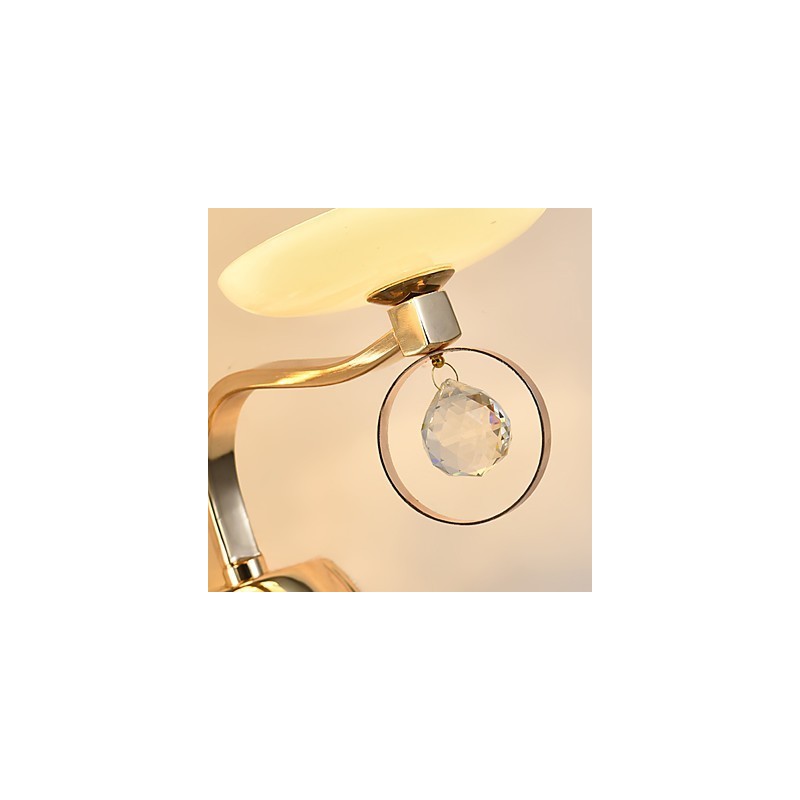 Modern Contemporary Electroplated Feature for Crystal Ambient Light Wall Sconces Wall Light