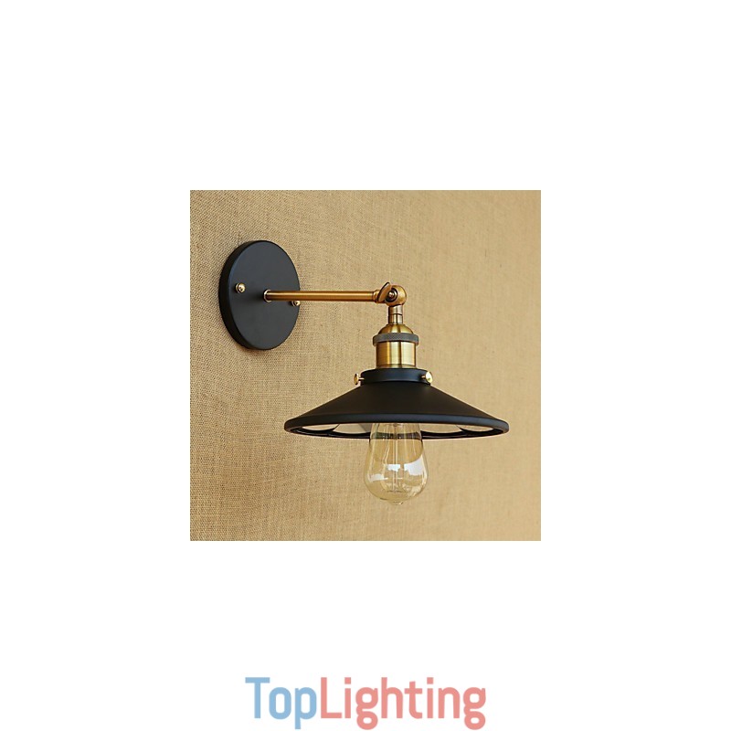 Country Retro Painting Feature for Mini Style Ambient Light Wall Sconces Wall Light