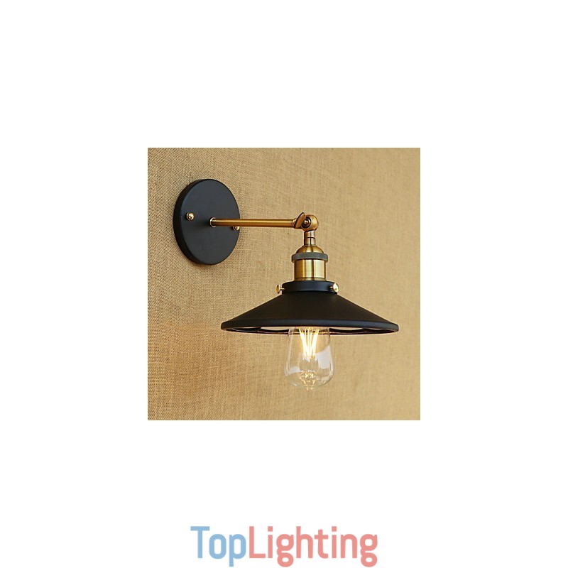 Country Retro Painting Feature for Mini Style Ambient Light Wall Sconces Wall Light