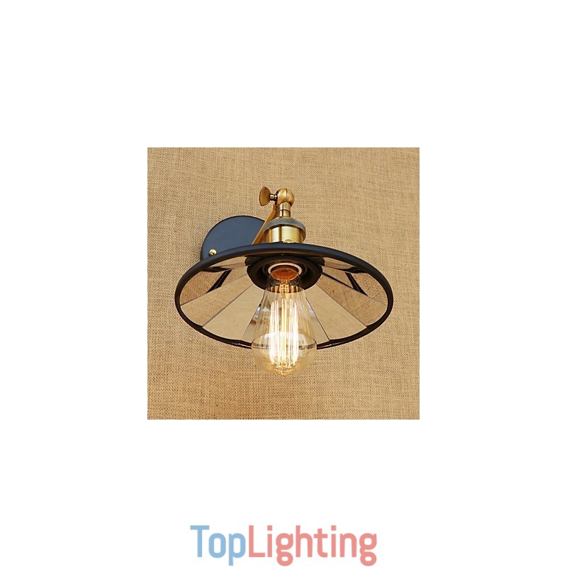 Country Retro Painting Feature for Mini Style Ambient Light Wall Sconces Wall Light