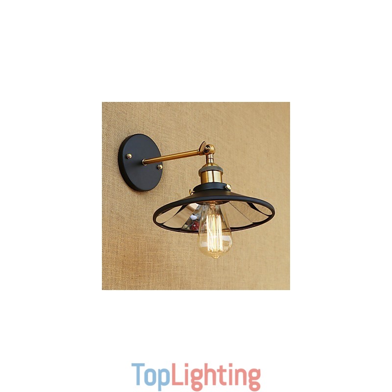 Country Retro Painting Feature for Mini Style Ambient Light Wall Sconces Wall Light