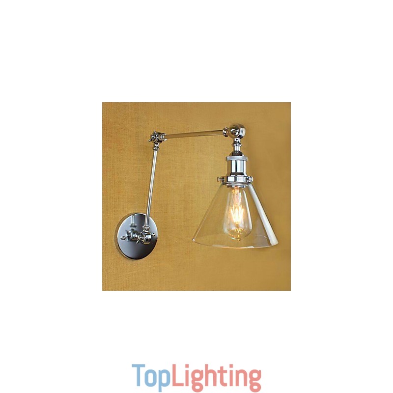 Country Retro Electroplated Feature for Mini Style Eye Protection Swing Arm Lights