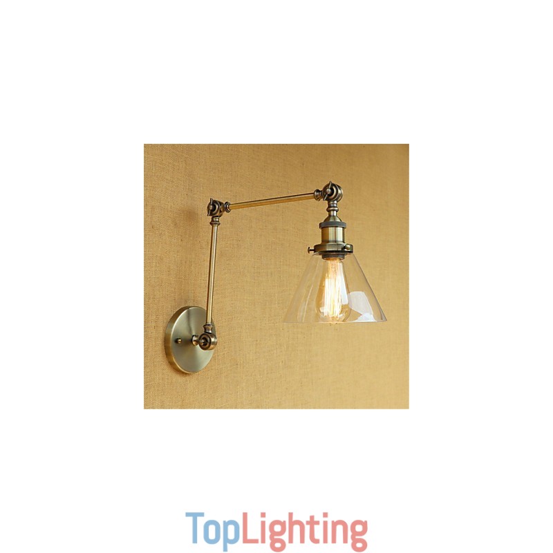 Country Retro Electroplated Feature for Mini Style Eye Protection Swing Arm Lights