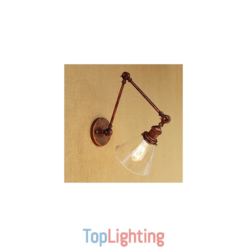 Country Retro Electroplated Feature for Mini Style Eye Protection Swing Arm Lights