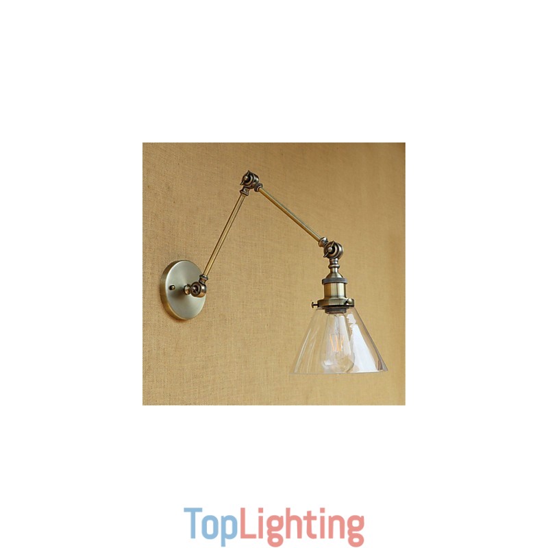Country Retro Electroplated Feature for Mini Style Eye Protection Swing Arm Lights