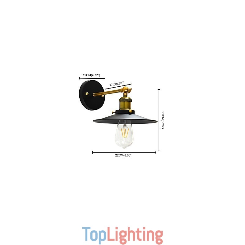 Paint Single Wall Iron Wall Lamp Dumb Black Lightsaber Lamp On Wall