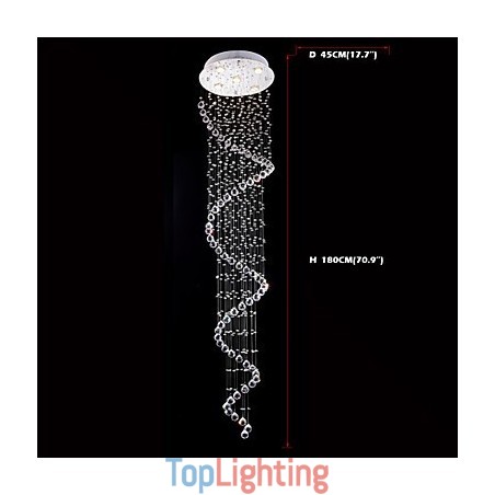 Crystal Pendant Light Chandelier Lighting 5 Lights Silver Canpoy Clear K9 Crystal Helix Ceiling Lamps Crystal Pendant Light Chandelier Lighting 5 Lights Silver Canpoy Clear K9 Crystal Helix Ceiling Lamps