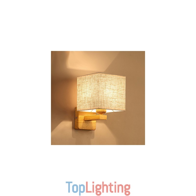 Minimalist Solid Wood Table Lamp Bedside Desk Lamp