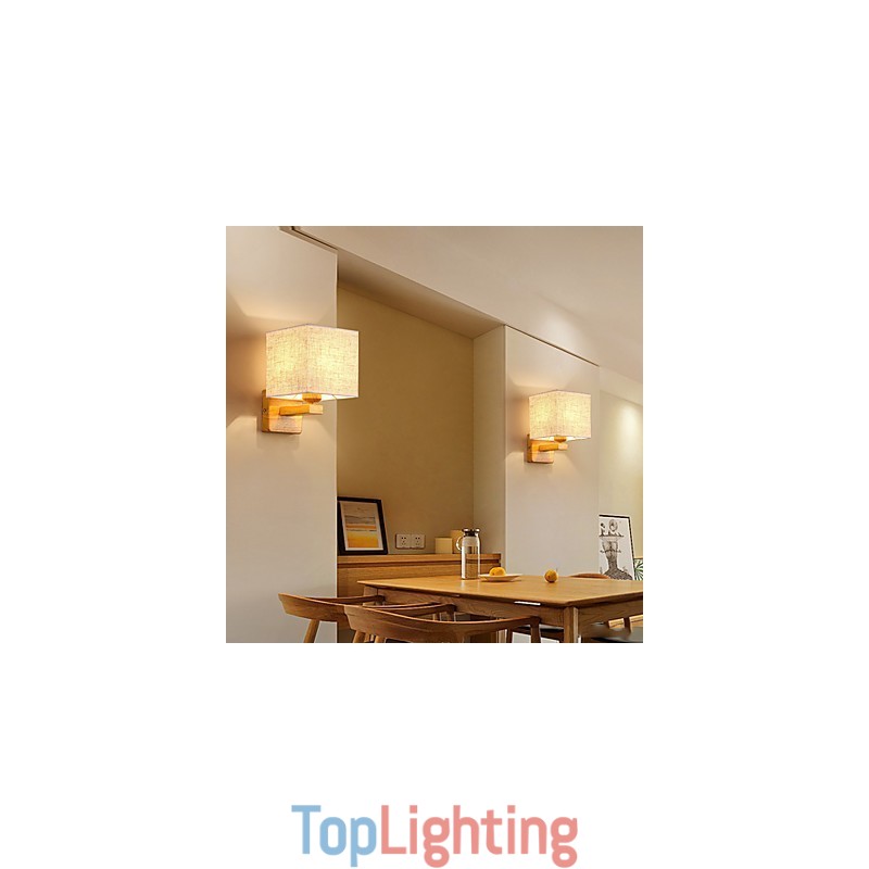Minimalist Solid Wood Table Lamp Bedside Desk Lamp
