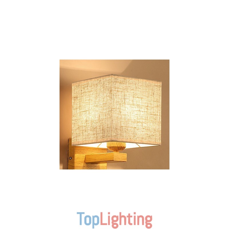 Minimalist Solid Wood Table Lamp Bedside Desk Lamp