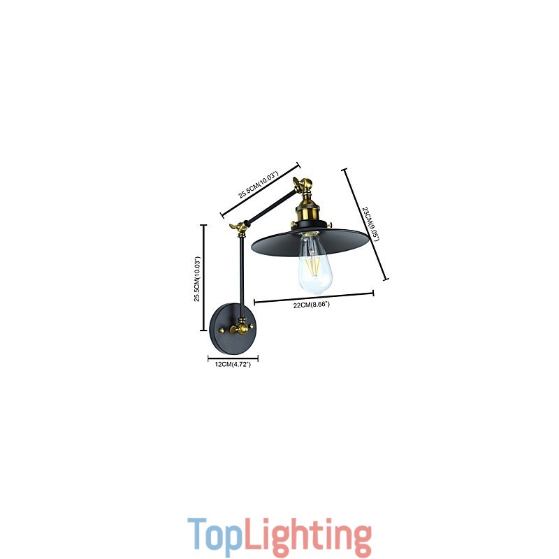 Rustic Lodge Traditional Classic Painting Feature for Downlight Wall Lights Wall Light