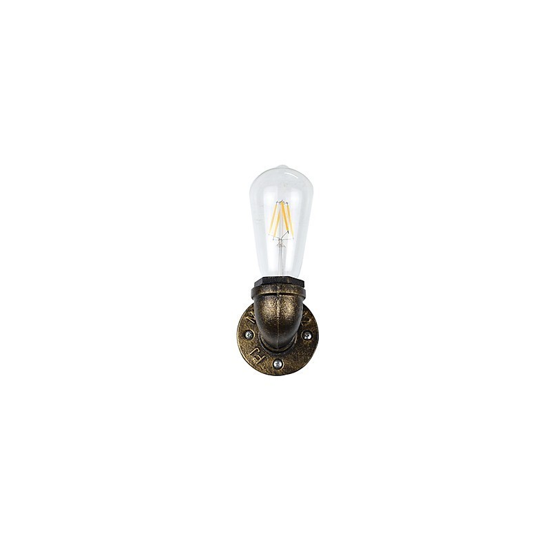 Rustic Lodge Traditional Classic Antique Brass Feature for Ambient Light Wall Sconces Wall Light