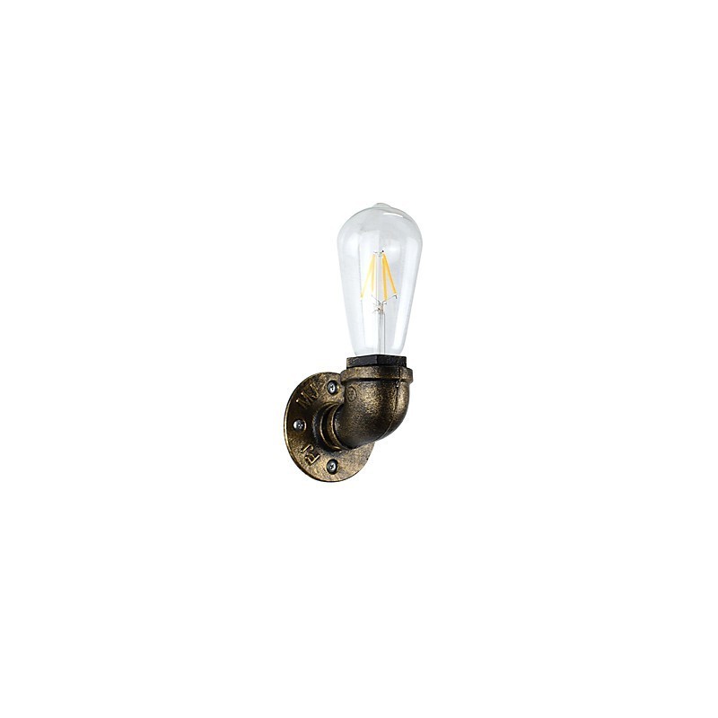 Rustic Lodge Traditional Classic Antique Brass Feature for Ambient Light Wall Sconces Wall Light