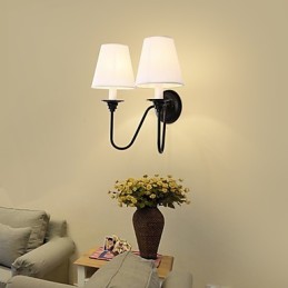 Rustic Lodge Black Oxide Finish Feature for Eye Protection Ambient Light Wall Sconces Wall Light