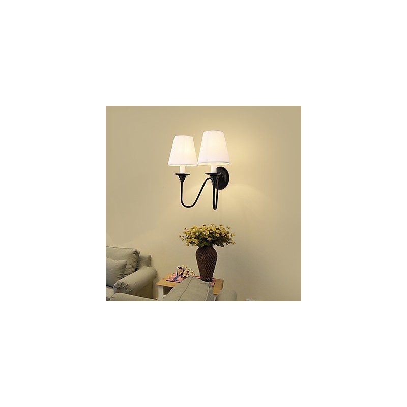 Rustic Lodge Black Oxide Finish Feature for Eye Protection Ambient Light Wall Sconces Wall Light