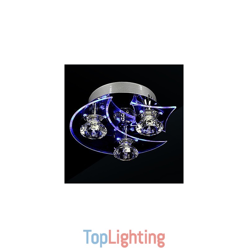 Chandelier Modern Crystal Living 3 Lights