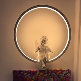 Wall Lamp Modern Creative Personality Lamp Designer Angel Decoration Lamp Aluminum Integrated Corridor Wall Lamp