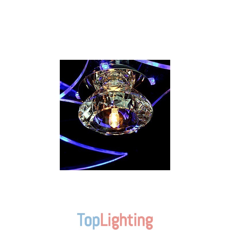 Chandelier Modern Crystal Living 3 Lights