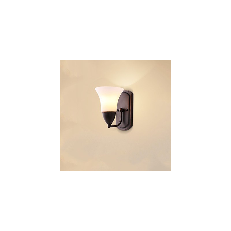 Rustic Lodge Black Oxide Finish Feature for Eye Protection Ambient Light Wall Sconces Wall Light