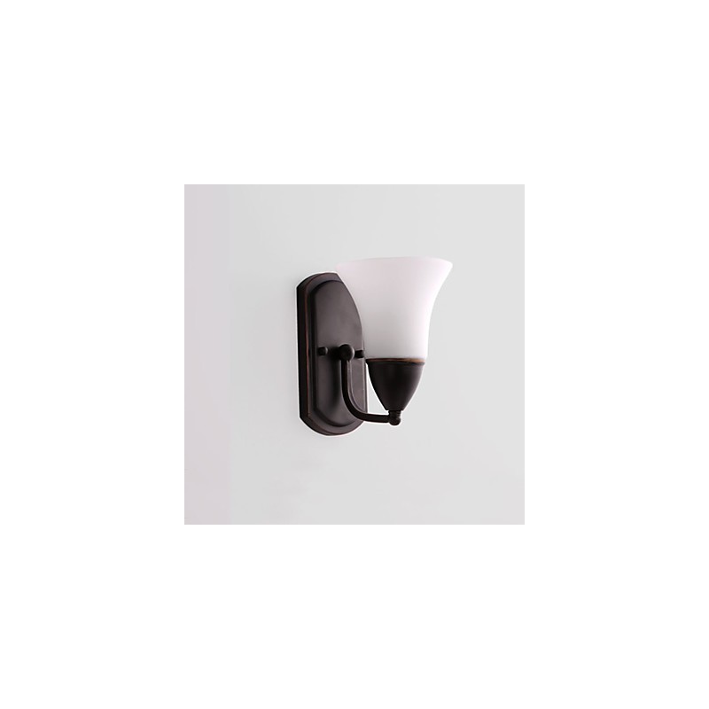 Rustic Lodge Black Oxide Finish Feature for Eye Protection Ambient Light Wall Sconces Wall Light