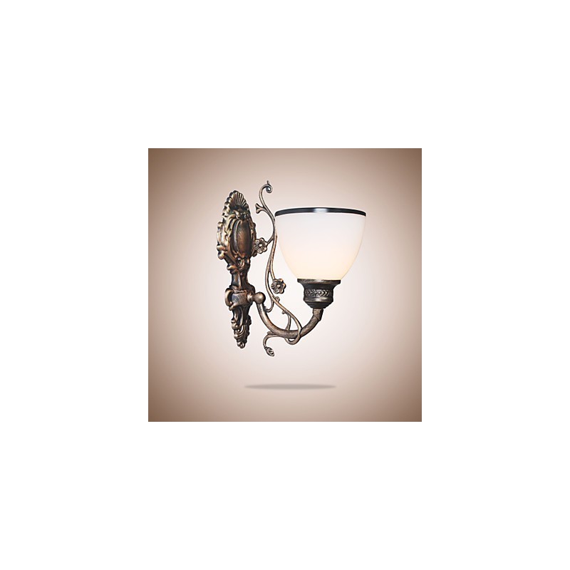 Simple American Wall Lamp Bedside Lamp Living Room Decorative Lamp Wrought Iron European Style Creative Wall Lamp