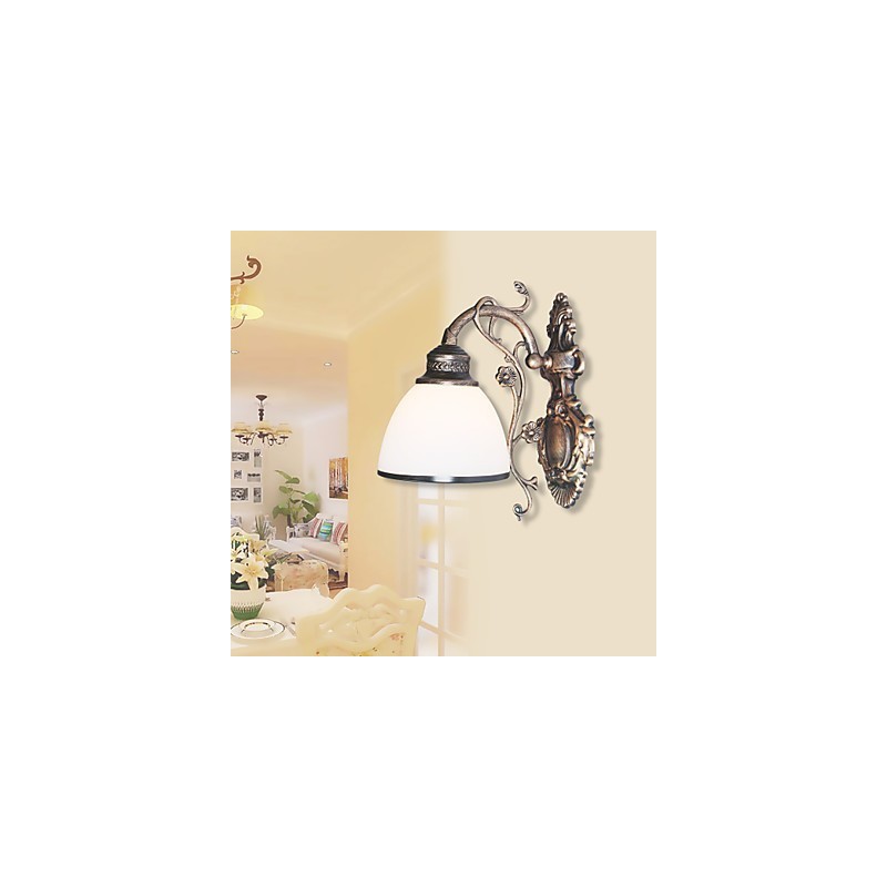 Simple American Wall Lamp Bedside Lamp Living Room Decorative Lamp Wrought Iron European Style Creative Wall Lamp