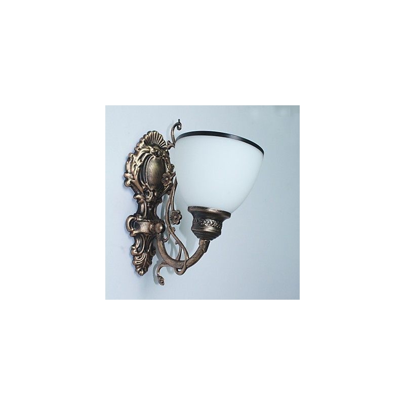 Simple American Wall Lamp Bedside Lamp Living Room Decorative Lamp Wrought Iron European Style Creative Wall Lamp