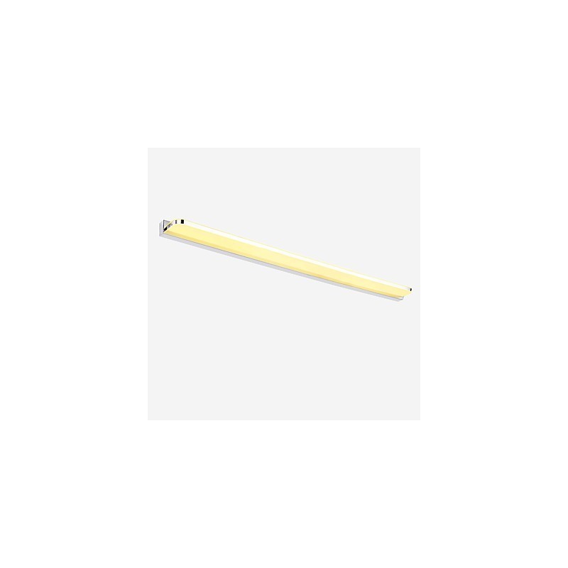 Integrated Modern Contemporary Electroplated Feature for Ambient Light Bathroom Lighting Wall Light